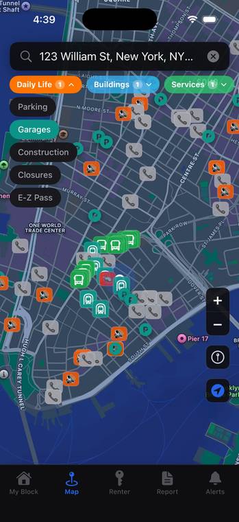 NYC Intel map view