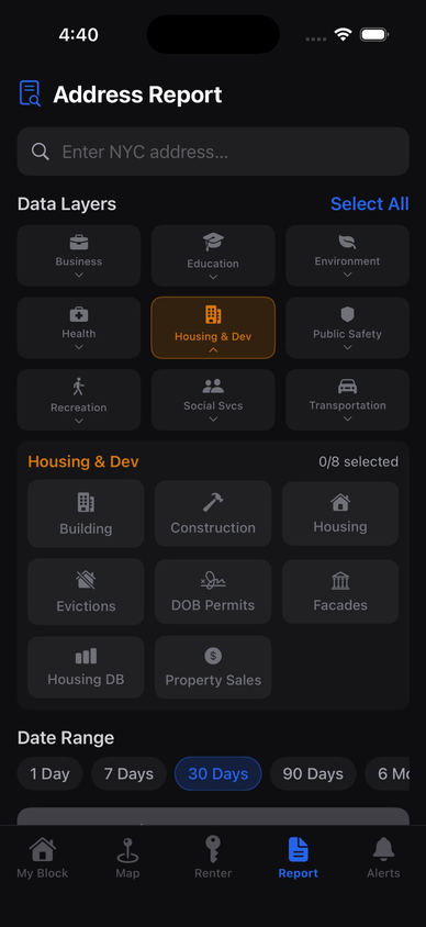 Address Report